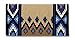 Mayatex 1431-9 38X34 New Phoenix New Zealand Wool Saddle Blanket Black/Sand/Periwinkle/Fawn/Cream 38in x 34in