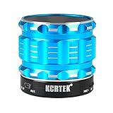 Mini Bluetooth Speaker,Portable Wireless Speakers aluminum material with microphone 1 Year Warranty By Kcrtek, Built in Hands Free and Rechargable Battery,Support Tf Function Works for Iphone, Ipad Mini, Ipad 4/3/2, Itouch, Blackberry, Nexus, Samsung and Other Smart Phones and Mp3 Players Blue Color