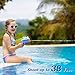 EZIGO Baby Pool Float with Canopy, Unicon Inflatable Baby Swimming Float with Sunshade, Infant Baby Swim Floats for Pool, Summer Pool Toys Party Favors for Girls Boys Aged 6-36 Months