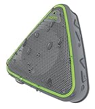 iHome IBT3GQC Splashproof Wireless Speaker with Speakerphone - Gray/Green