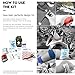 Risen Small First Aid Kit, Medical-Grade Emergency Survival Kit Waterproof FDA ISO OSHA Approvals for Camping Hiking Home Backpacking Travel Outdoors (43 Pcs)