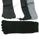 5 Pairs Men's Five Seperate Finger Toe Socks Comfortable Cotton