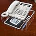 Home-X Acrylic Phone Stand, Ideal for Office Organization, Clear (10¼