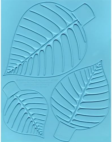 Silicone Mold, Borneo Leaves Showpeel