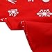 Ephex Baby Boys Girls Cotton Romper Jumpsuit Christmas snowflake and Deer Print Red 3-6 Months