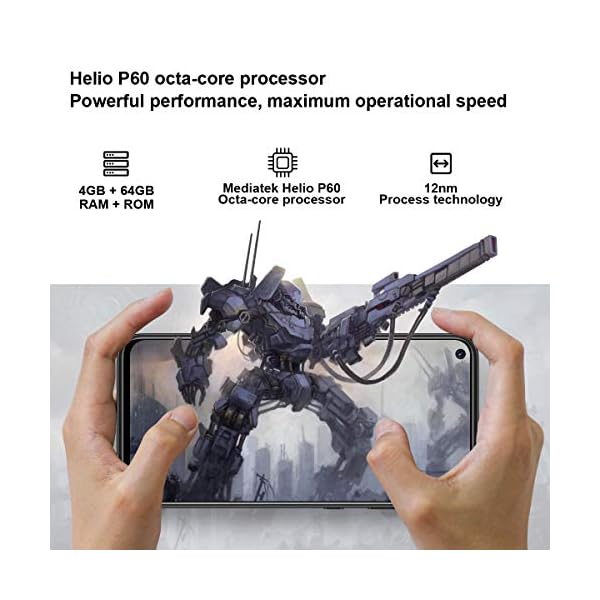 Sim-Free-Unlocked-Mobile-PhonesOUKITEL-C212021-Android-100-64-Inches-Dual-SIM-Phone-4G4GB64GB-4000mAh-Battery-20MP-FrontFour-Rear-Cameras-Helio-P60-Mobile-Phones-SIM-Free-UnlockedBlack OUKITEL Sim-Free & Unlocked Mobile Phones, C21 Android 10.0 6.4 Inches Dual SIM Phone 4G,4GB+64GB 4000mAh Battery 20MP…
