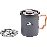 Widesea Camping Coffee Pot 750ML with French Press Coffee Maker