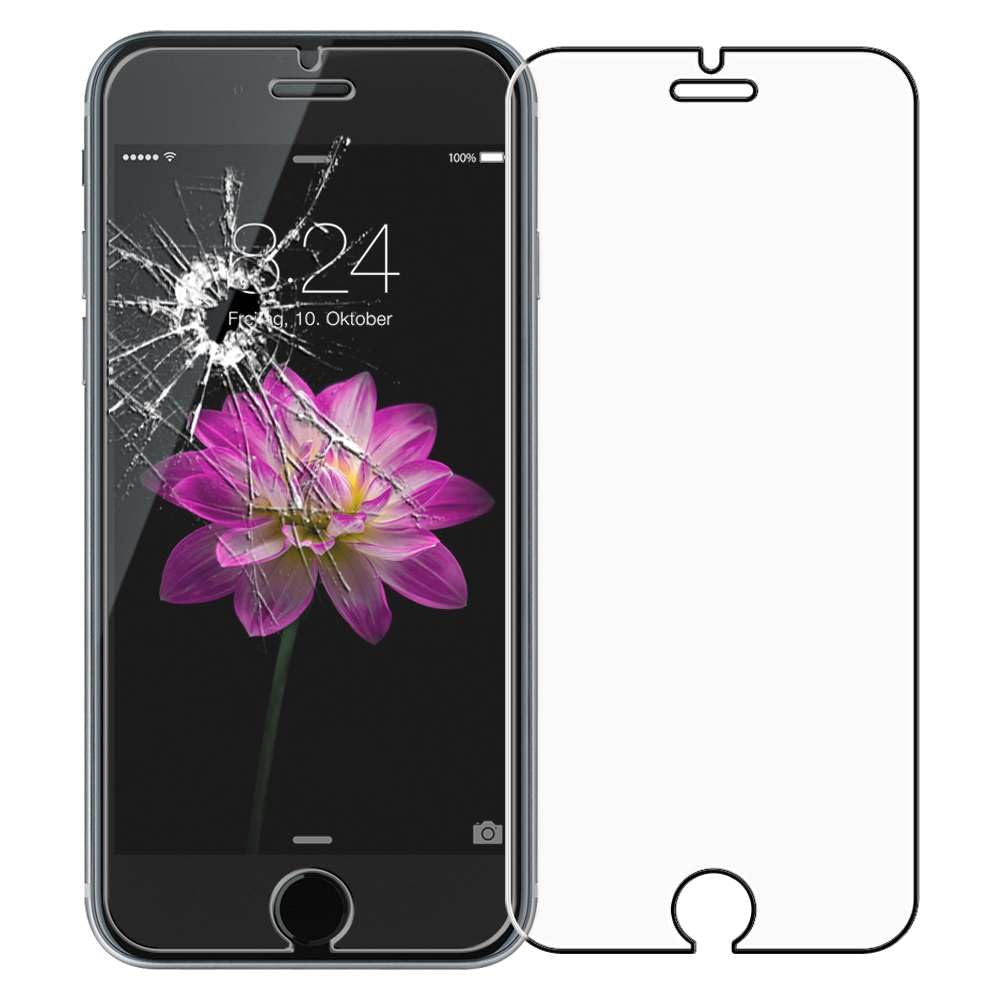 ebestStar - compatible with iPhone 6 Screen Protector iPhone 6S Premium Tempered Glass Film anti-Shatter Shatterproof, 9H 3D Bubble Free [iPhone: 138.1 x 67 x 6.9mm, 4.7'']