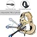 Gaming Headset with Mic for PS4 Xbox One Controller PC Switch Tablet Smartphone, Camouflage Stereo Over Ear Headphones Bass Surround Noise Canceling Microphone LED Lightthumb 4