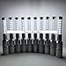 LED Strobe Baton - Rechargeable - Bottle Service for VIP Nightclubs Led Bottle Baton Hand held 1 Piece -Silver Case-