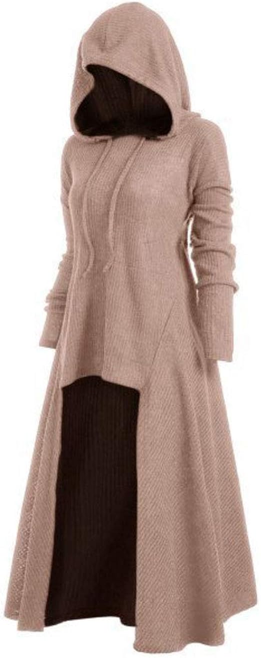 hooded plus size high low sweater