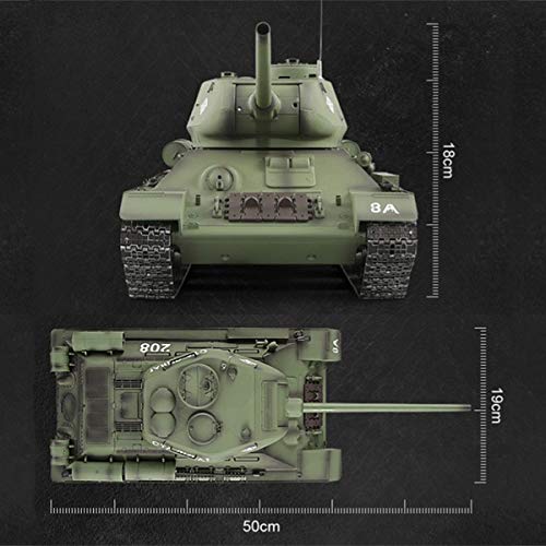 XIAOKEKE Rc Panzer, Funkfernsteuerung RC Panzer 1/16 Modell (Pro-Version) RTR, BB Shooting & Laufrückstoß & Rauch… – Bild 8