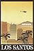 Laminated Los Santos Retro Travel Art Print 24 x 36in