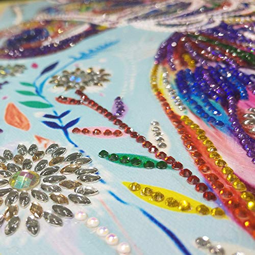 image for Toponly Home DIY 5D Diamond Painting,Toponly Flower Owl Special Shaped