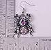 YACQ Women's Spider Dangle Earrings - Lead & Nickle Free - 2 Inches Long - Halloween Costume Accessories Jewelry