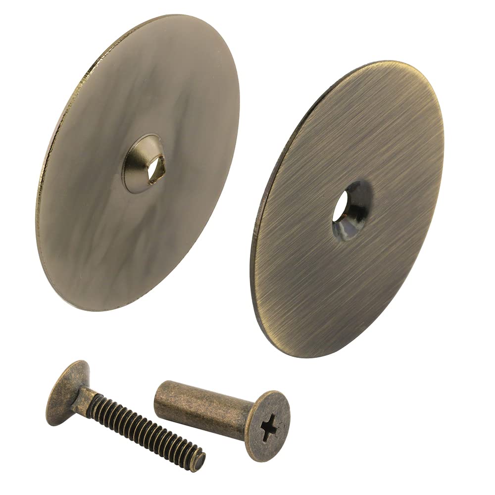 PRIME-LINE U 10888 2-5/8 in. Hole Cover, Antique Brass Plated