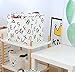 LANGYASHAN Square Storage Baskets Waterproof Canvas Children Laundry Nursery Hamper for Shelves Gift Baskets Toy Organizer Room Decor (Square alphabet)