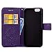 7 Plus Case,Phone Cases 7 Plus, iPhone 7 Plus Cases, 7 Plus Wallet Case, Kasedd Premium PU Leather Wallet Case with [Kickstand] Card Holder and ID Slot for iPhone 7 Plus,Purple
