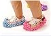 King's deal 12pcs (6 Pairs) Dust Floor Cleaning Slippers Shoes Mop House Clean Shoe Cover Multifunction 6 Color