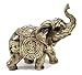 Feng Shui 5 Bronze Elephant Trunk Statue Wealth Lucky Figurine Gift Home Decor