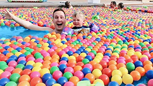 6 Playz+Plastic+Balls+Vibrant+Colors