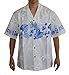Hawaiian Men's Flower Aloha Shirt
