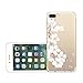 Qissy iPhone 7Plus 5.5 Case Girl Cherry Blossom Rabbit Roses Clear Design Transparent TPU Cover for iPhone 7Plus 5.5 (9)