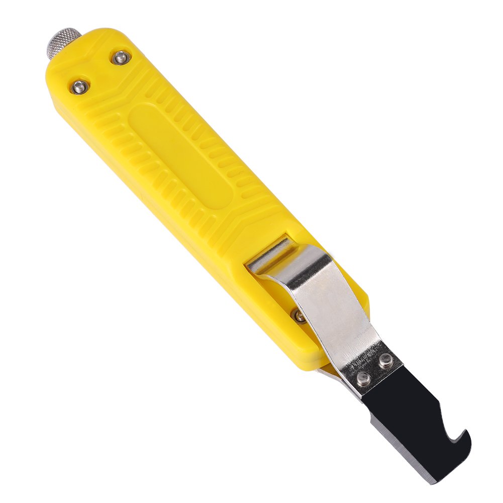 Wire Strippers 8-28mm Cable Wire Stripper Stripping Cutter Hand Tool for PVC Rubber Silicone Yellow, Wire Stripper