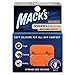 Mack's Shooters Moldable Silicone Putty Ear Plugs, Orange, 3 Pair