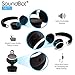 SoundBot SB273 Premium HD Stereo Bluetooth Wireless Headset Headphone for Music Streaming & Hands-Free Call Talking w/ 40mm Driver, 6Hrs Music Time, 8Hrs Talk Time, 125Hrs Standby Time, Built-in Mic