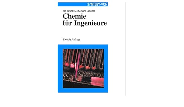 Chemie Für Ingenieure German Edition Jan Hoinkis - 