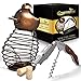 Decorative Wine Cork Holder With Waiters Corkscrew Bottle Opener - Unique Wine Decor For Kitchen - Wine Accessories And Gifts - Wine Gifts For Women - Professional Corkscrew Wine Opener