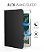 TiMOVO Case Compatible with iPad 9.7 2018/2017, iPad Air 2, iPad Air - 360 Degree Rotating Smart Leather Swivel Case with Pencil Holder, Auto Wake/Sleep Fit iPad 5/6th Gen/iPad Air 1/2, Black