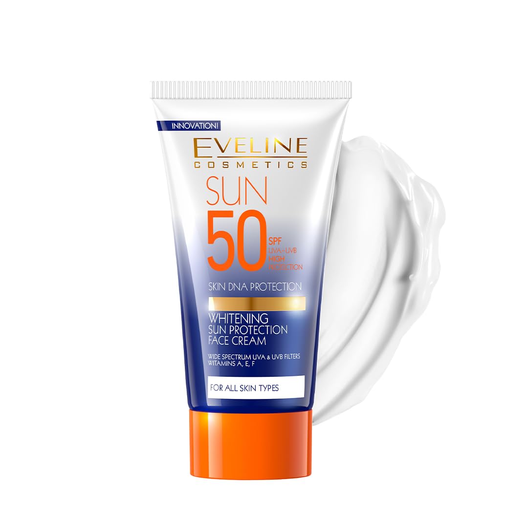 Eveline Cosmetics Sun High Protection Whitening SPF 50 Face Cream - 50ml