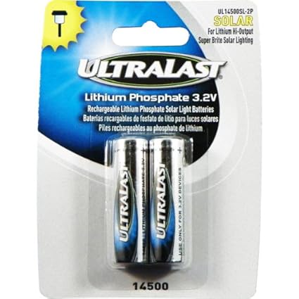 Amazon Com Ultralast Lithium Phosphate Rechargeable Batteries For