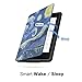 MoKo Case for Kindle Paperwhite, Premium PU Leather Cover with Auto Wake/Sleep Fits All Paperwhite Generations Prior to 2018 (Will not fit All-New Paperwhite 10th Generation), Starry Night