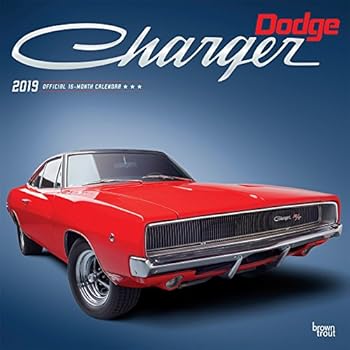 Dodge Charger 2019 12 x 12 Inch Monthly Square Wall Calendar with Foil Stamped Cover, American Muscle Motor Car Dodge Charger 2019 12 x 12 Inch Monthly Square Wall Calendar with Foil Stamped Cover, American Muscle Motor Car