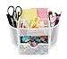 EasyPAG Mesh Desk Organizer, Multi-Functional Stationery Organizer for School Supplies, Office Pen Holder for Desk, 9 Compartments Dorm Organization with Drawer, White