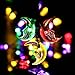 LUCKLED Solar String Lights,20ft 30LED Ramadan Moon Fairy Decorative Solar Lights for Halloween,Christmas Outdoor,Garden,Home,Wedding,Party and Holiday Decor [Multi-color]