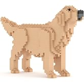 JEKCA Golden Retriever 02S-M03 | Dog Plastic Building Blocks | Age 14+