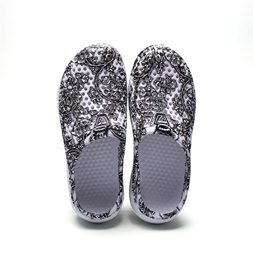 Lewhosy Women's Garden Clogs Shoes Slippers Sandals Quick Drying Lightweight Breathable(39/Gray 2) - Thumbnail 5