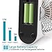 F14 5000mAh 7-Inch Battery Operated Fan Rechargeable, Strong Airflow with 3 Speeds, Quiet Operation, Portable USB Desk Fans with 5-17 Running Hours, Side Light for Camping Travel Home Office Outdoor