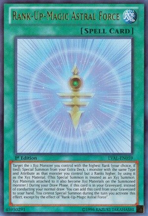 Yu-Gi-Oh! - Rank-Up-Magic Astral Force (LVAL-EN059) - Legacy of the Valiant - Unlimited Edition - Ultra Rare