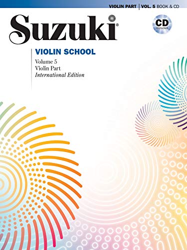 Suzuki Violin School, Vol 5: Violin Part, Book & CD International Edition by 