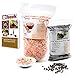 Himalayan Rock Salt, Black Peppercorns Tellicherry Bundle. 7oz Peppercorns, 1lb Pink Rock Salt