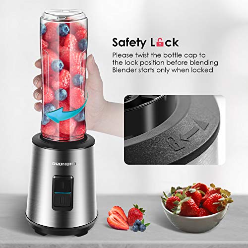 REDMOND Personal Blender, 300W Professional Countertop Smoothie Blender