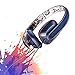 OVC On Ear Modular Headphones with Microphone for Apple iPhone,Stylish Denim Design Over Head Headphones with Two Optional Earcups-H7