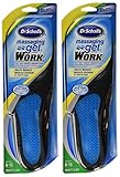 Dr. Scholl's Massaging Gel Work Insoles, Men's Sizes 8-13, 2 Pair's