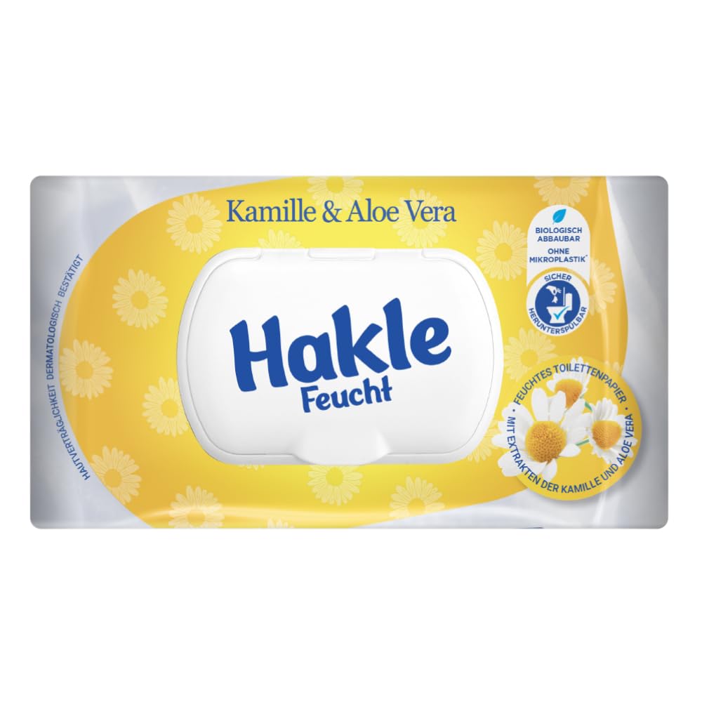 Hakle Feucht KAMILLE & ALOE VERA – 12x42 Blatt das Erfrischende Gefühl 2