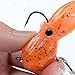 East Rain Artificial Octopus Swimbait with Skirt Tail Lingcod Rockfish Jigs for Saltwater Fishing Big Game (PVC,3.54/7.87/9.45inch,0.81/6.35/9.88oz,Mulit-Colors Option)